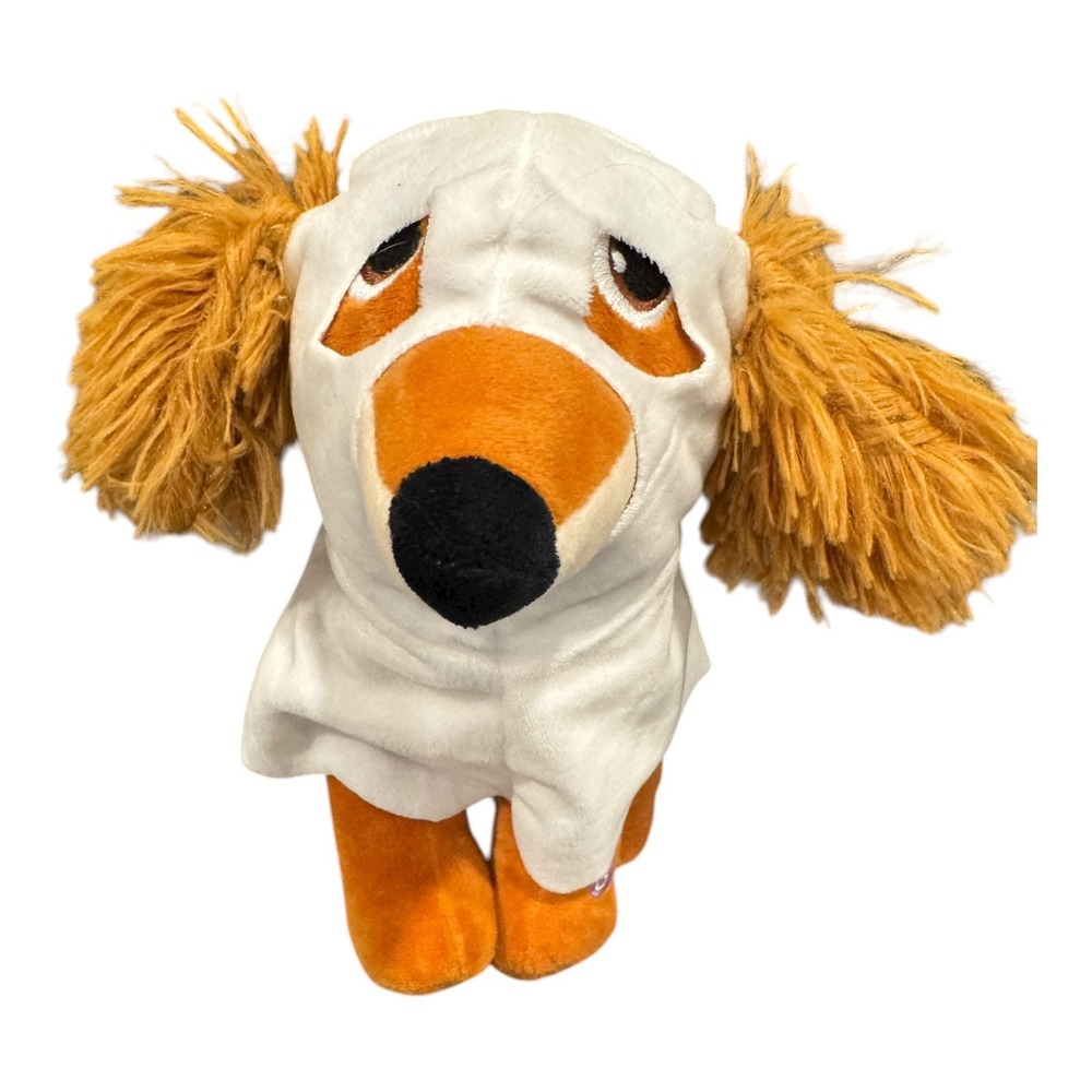 Gemmy Animated‎ Halloween Dancing Ghost Dog Plush Dance/Sing Spooky Works